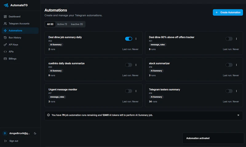 AutomateTG screenshot 6