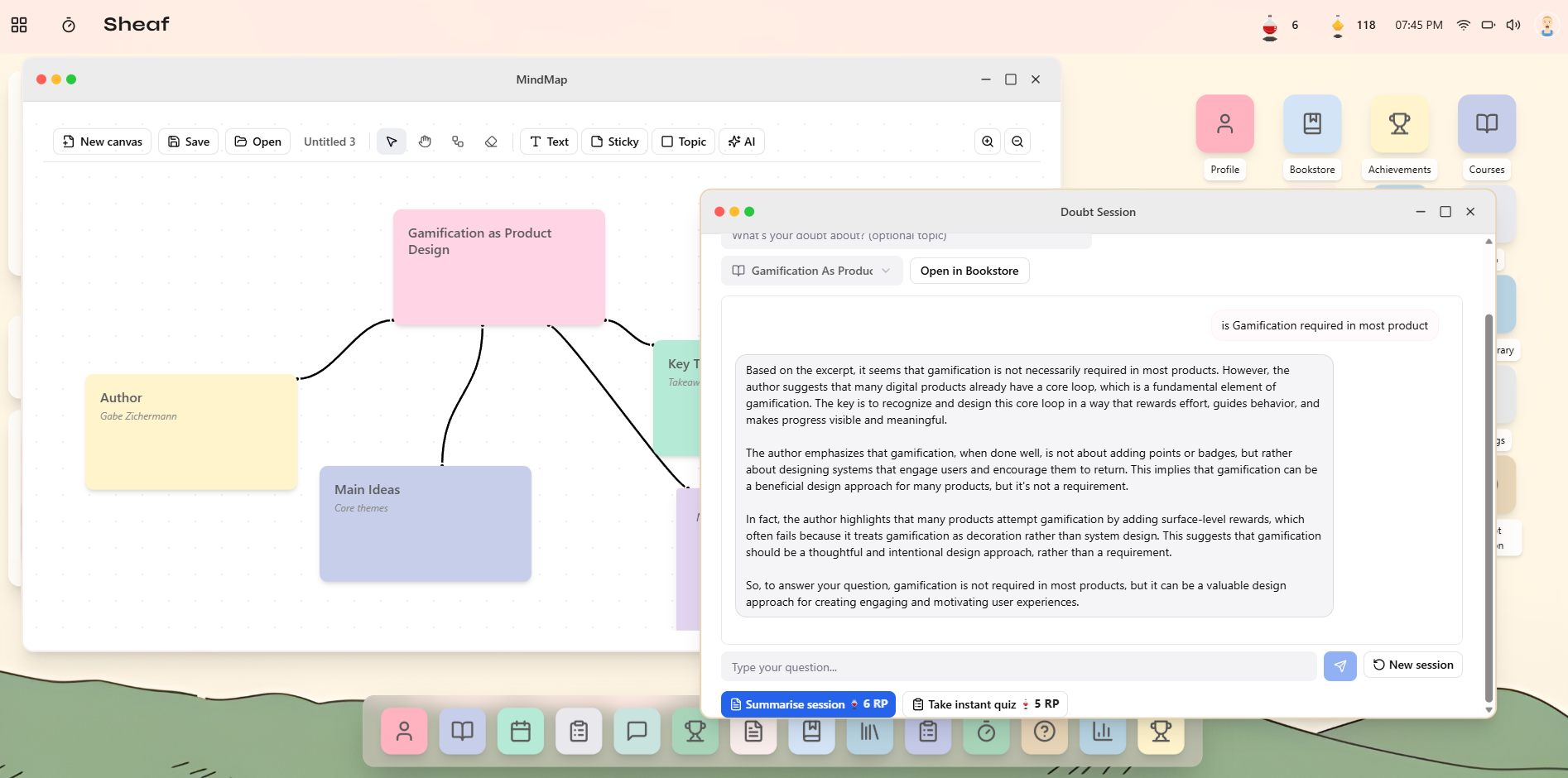 Sheaf - Screenshot 2 showing product features and functionality