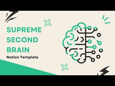 startuptile Supreme Second Brain-The most aesthetic way to build a Second Brain with Notion