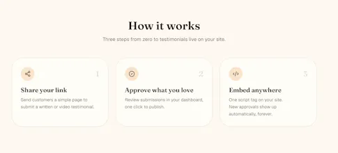 Simple Testimonials gallery image