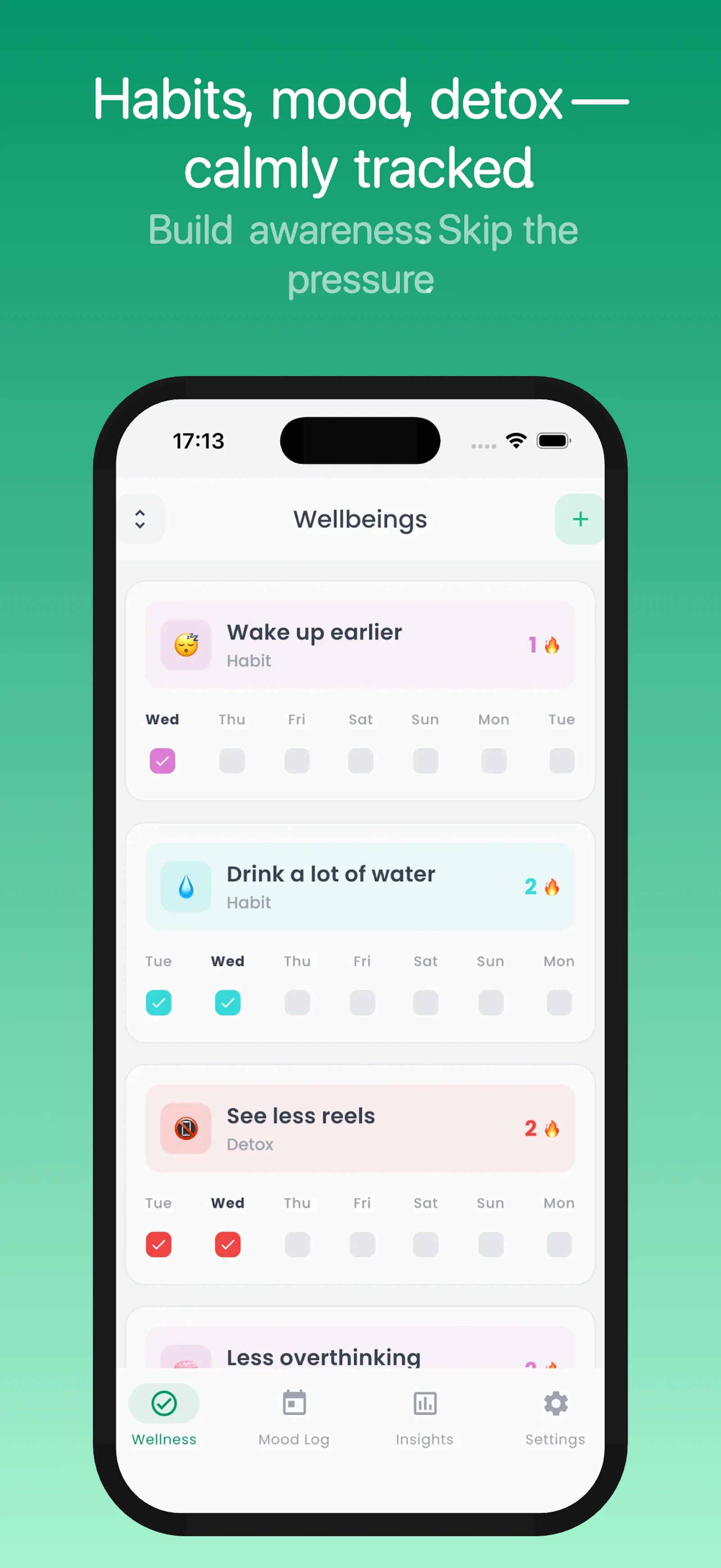 Clarity: Habit, Mood & Detox screenshot 3