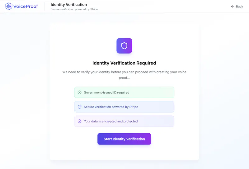 Voiceproof.ai screenshot 5