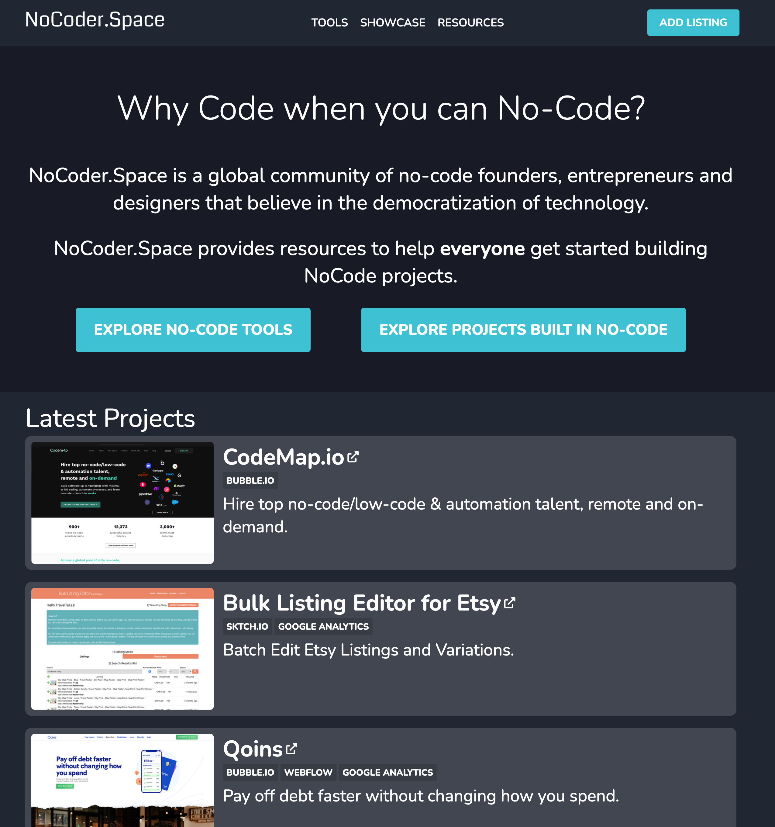 NoCoder.Space media 2