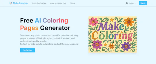 Make Coloring gallery image