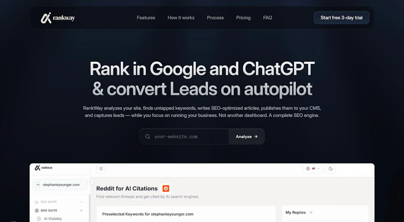 RankWay screenshot 2