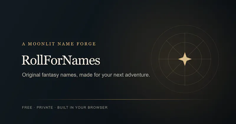 RollForNames screenshot 1