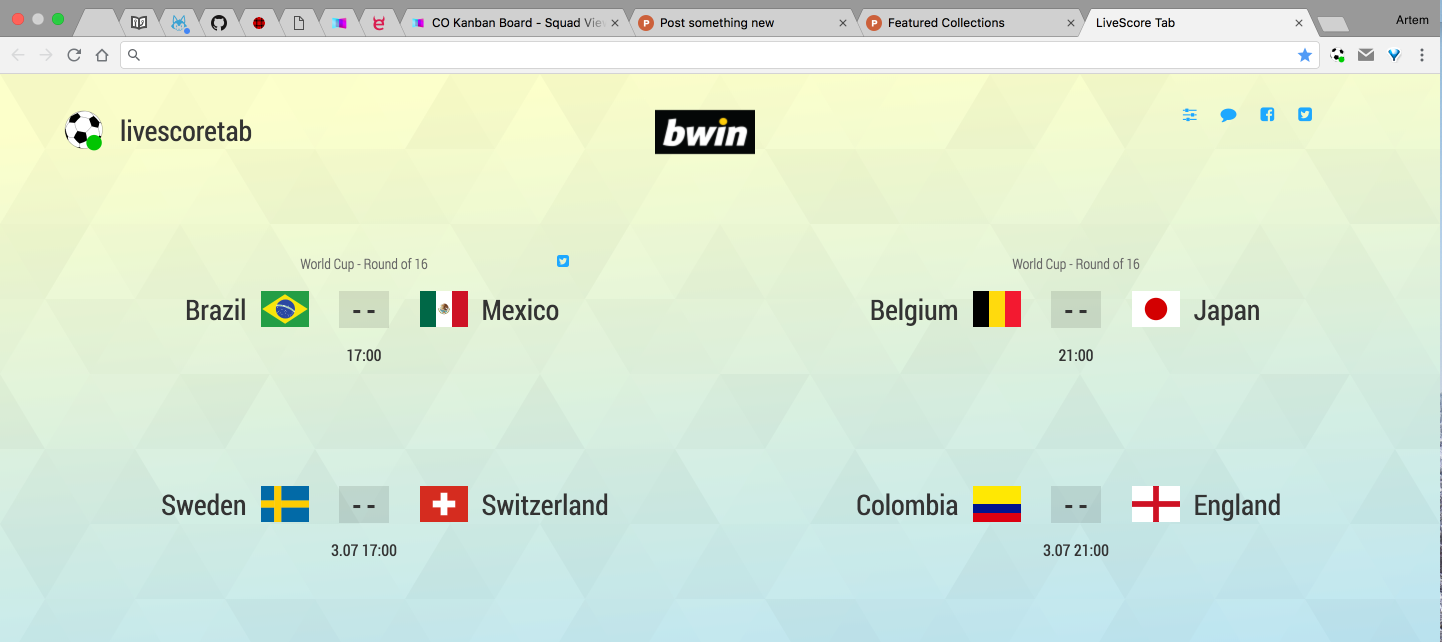 Live Football Tab for Chrome gallery image