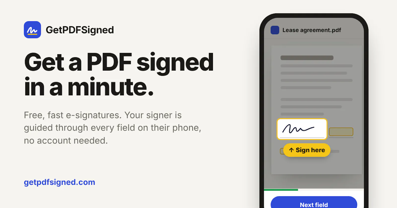 GetPDFSigned screenshot 1