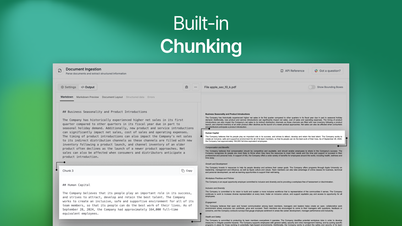 Tensorlake dashboard