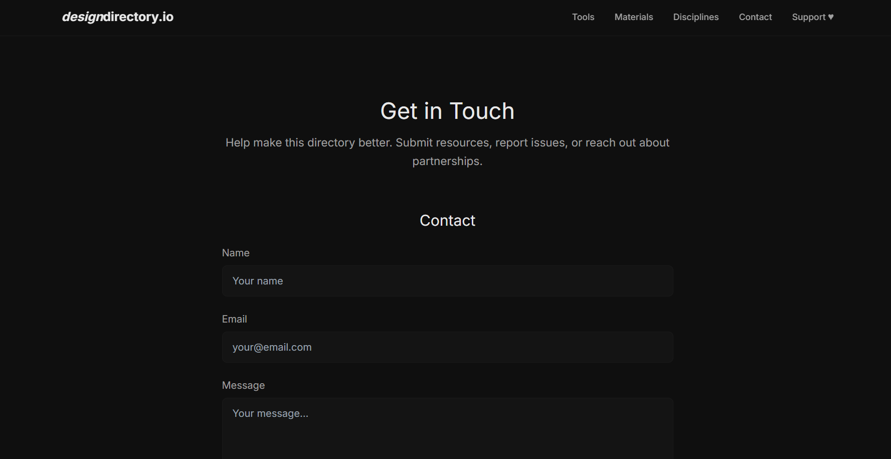 designdirectory.io gallery image