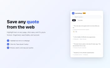 QuoteKeep — Save & Sync Quotes gallery image