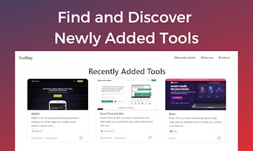 ToolBag: Directory of AI and NoCode Tool gallery image