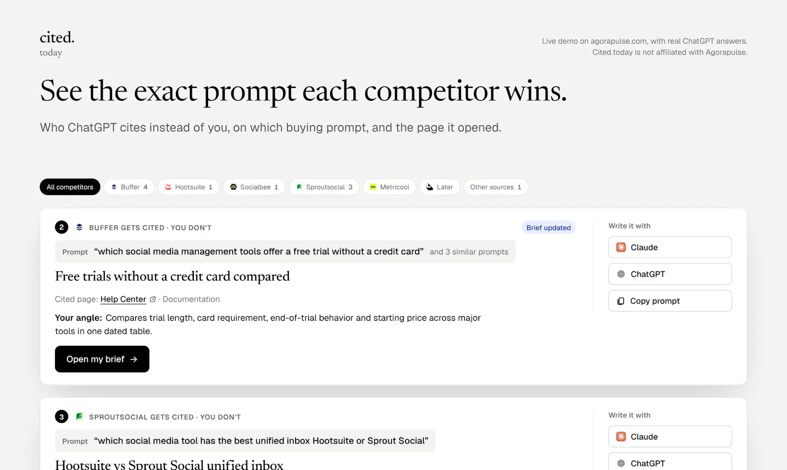 Cited.today screenshot 3