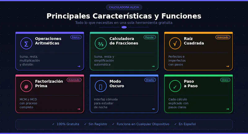 Calculadora Alicia screenshot 3