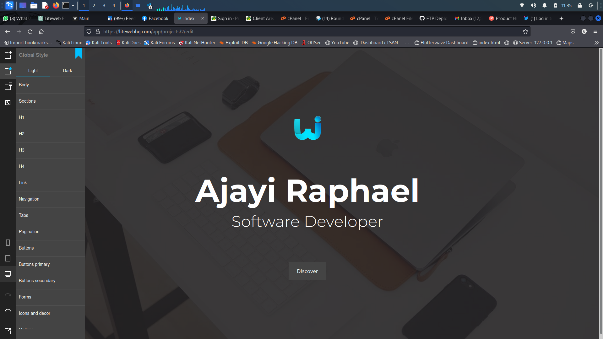 LiteWeb Engine - Создайте веб -сайты за считанные минуты: никаких навыков не требуется, просто результаты медиа 2