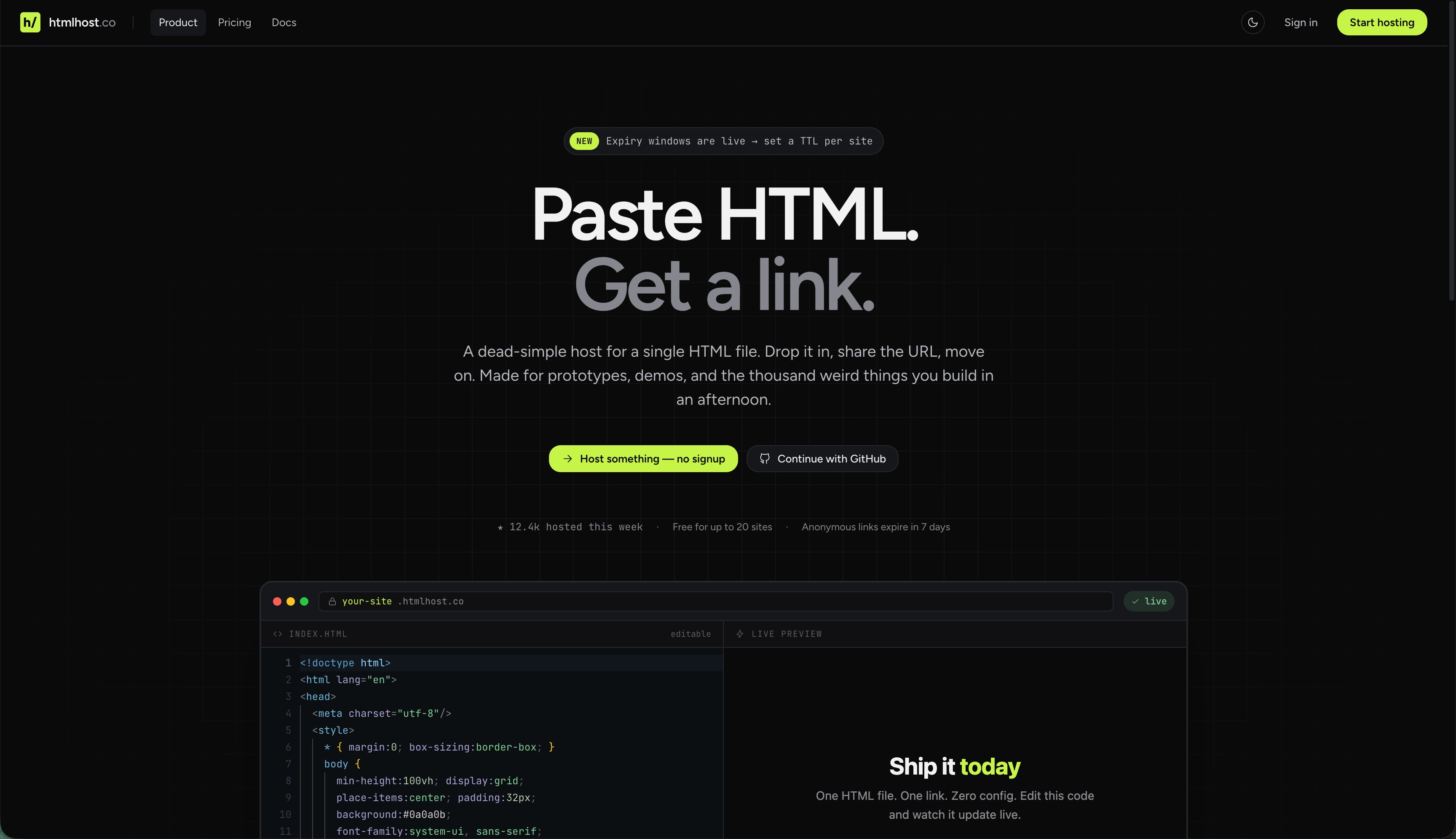 htmlhost.co gallery image