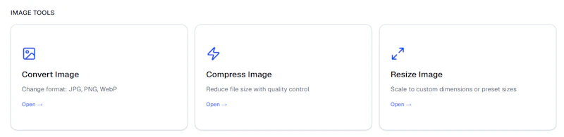 File Utility Dashboard screenshot 3