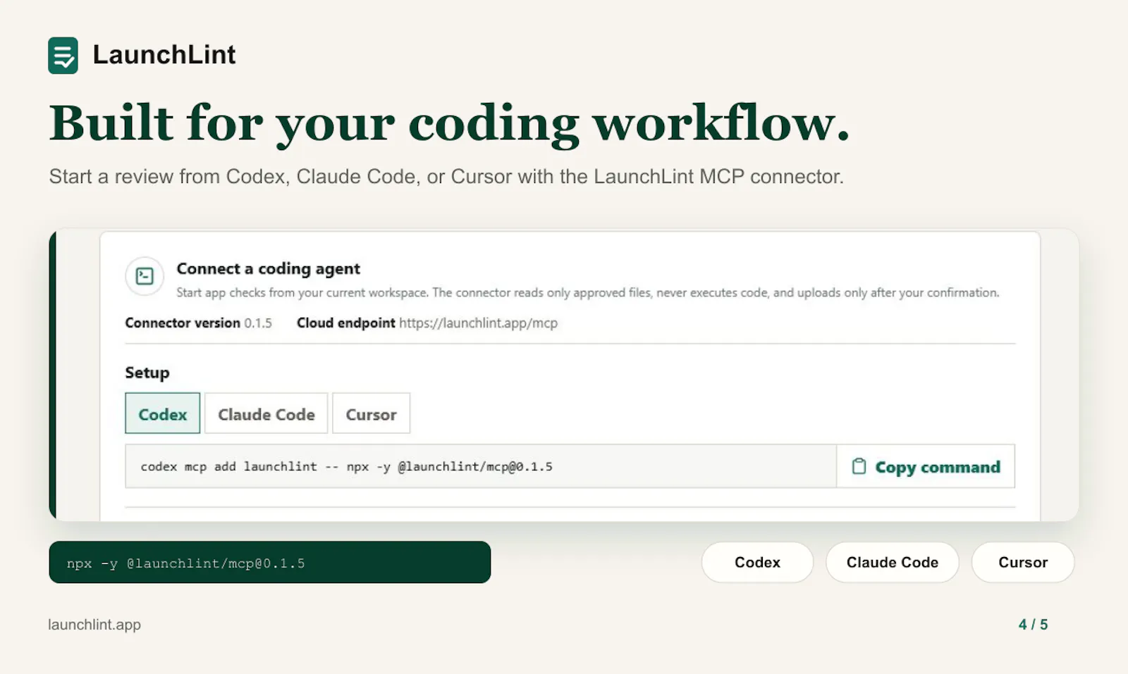 LaunchLint screenshot 1