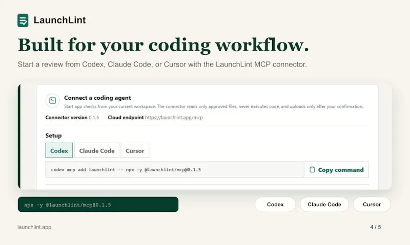 LaunchLint screenshot 1
