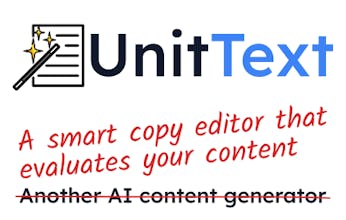 UnitText - AI copy editor gallery image