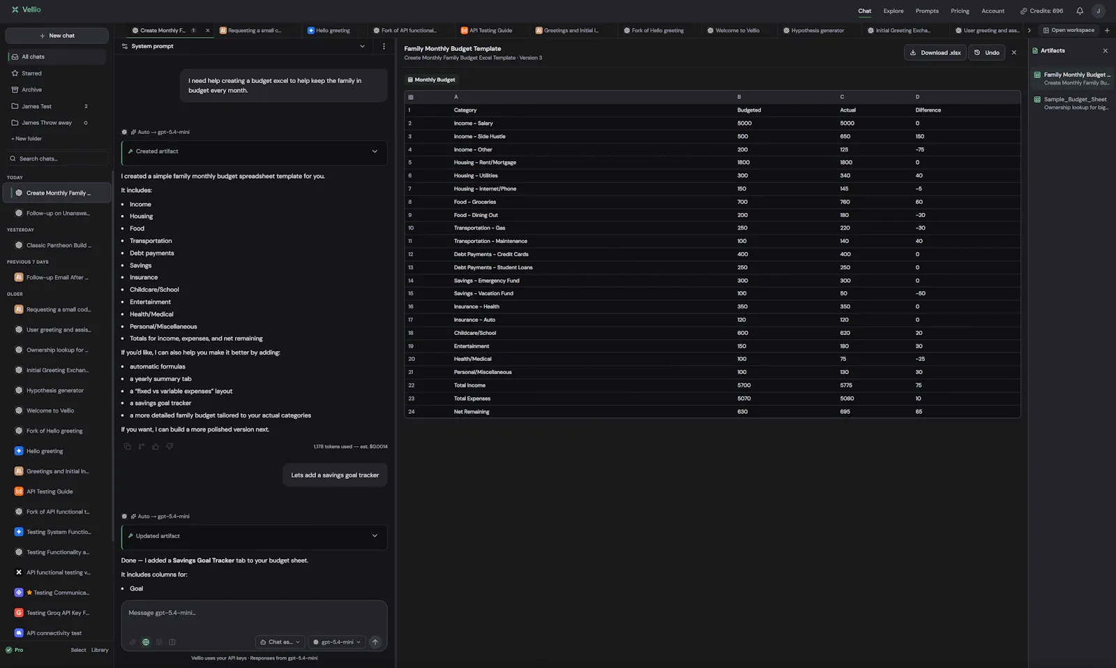 Vellio screenshot 2