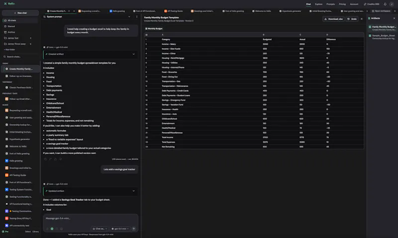 Vellio screenshot 2