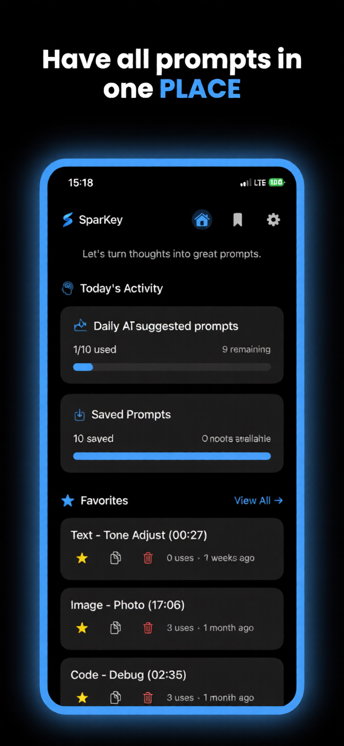 SparKey - Intuative Prompt Assistant gallery image