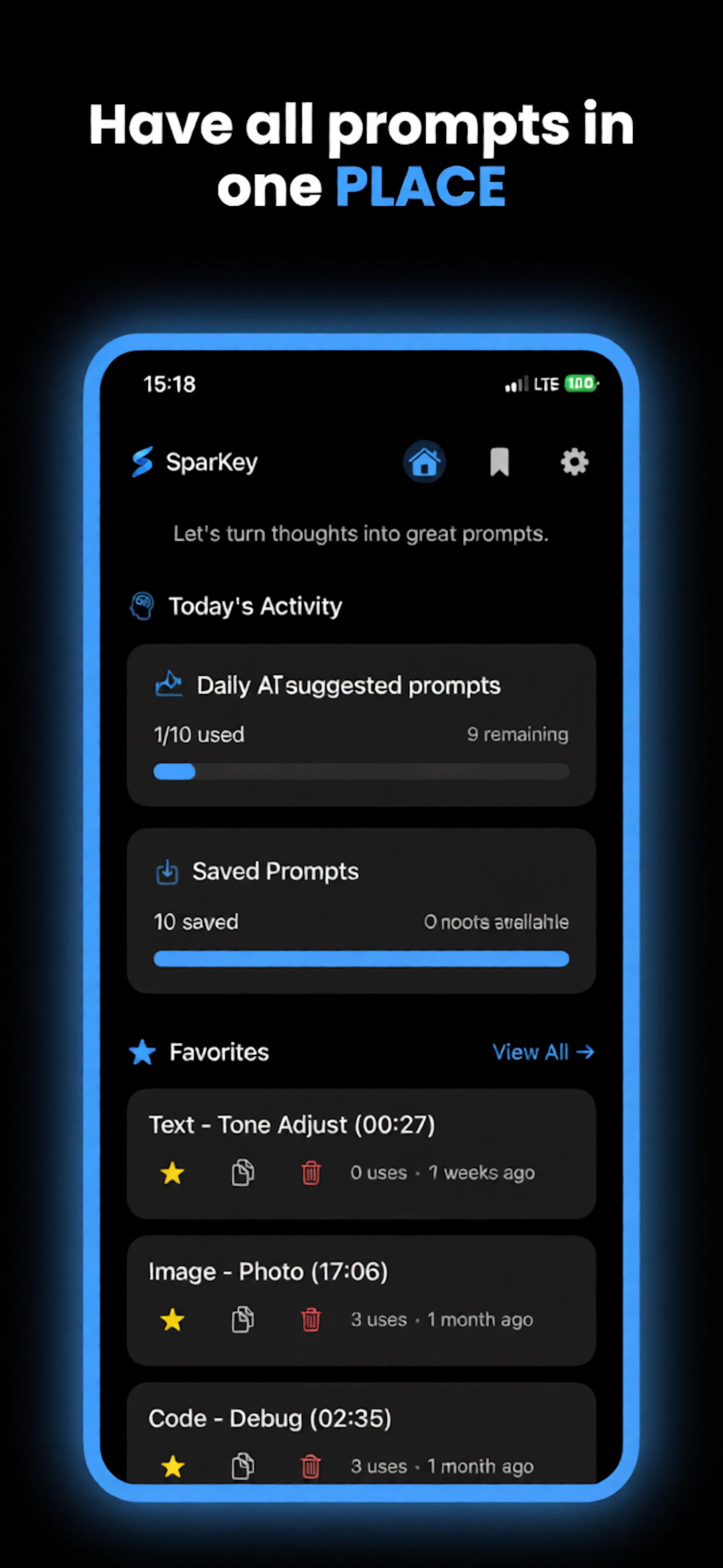 SparKey - Intuative Prompt Assistant screenshot 4