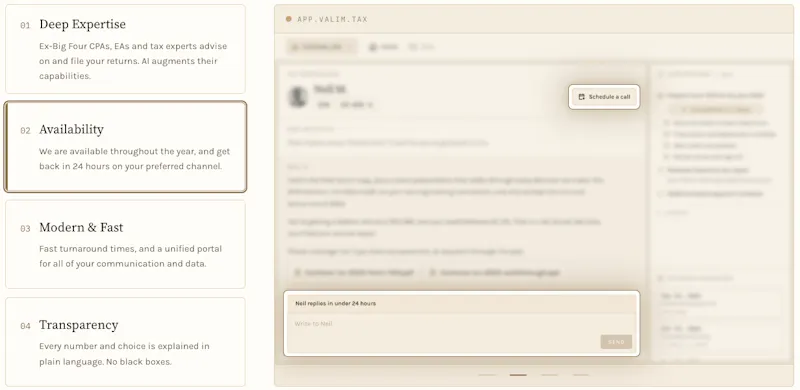 Valim Tax screenshot 3