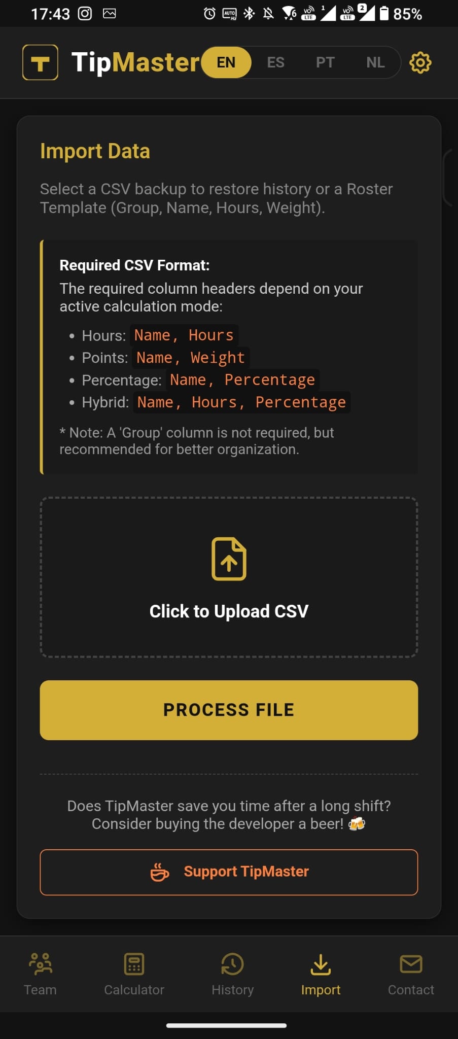 TipMaster - Screenshot 4 showing product features and functionality