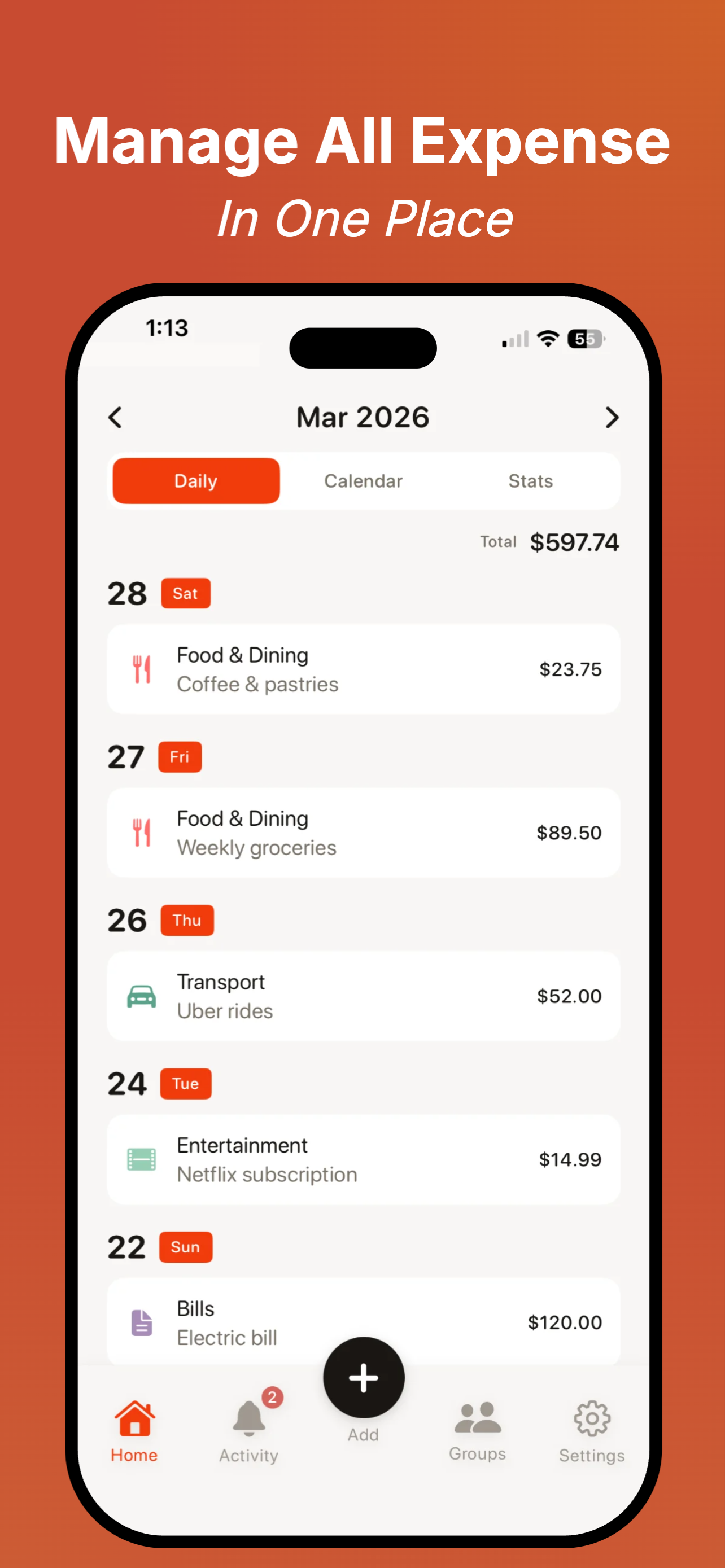 SplitFlash - Expense Tracker gallery image