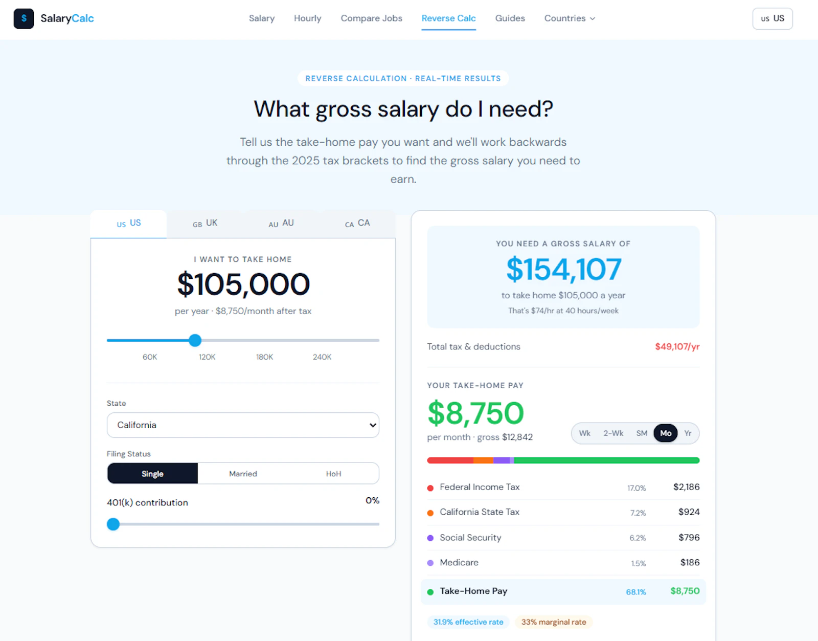 SalaryCalc screenshot 4