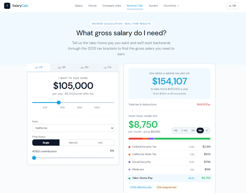 SalaryCalc screenshot 4