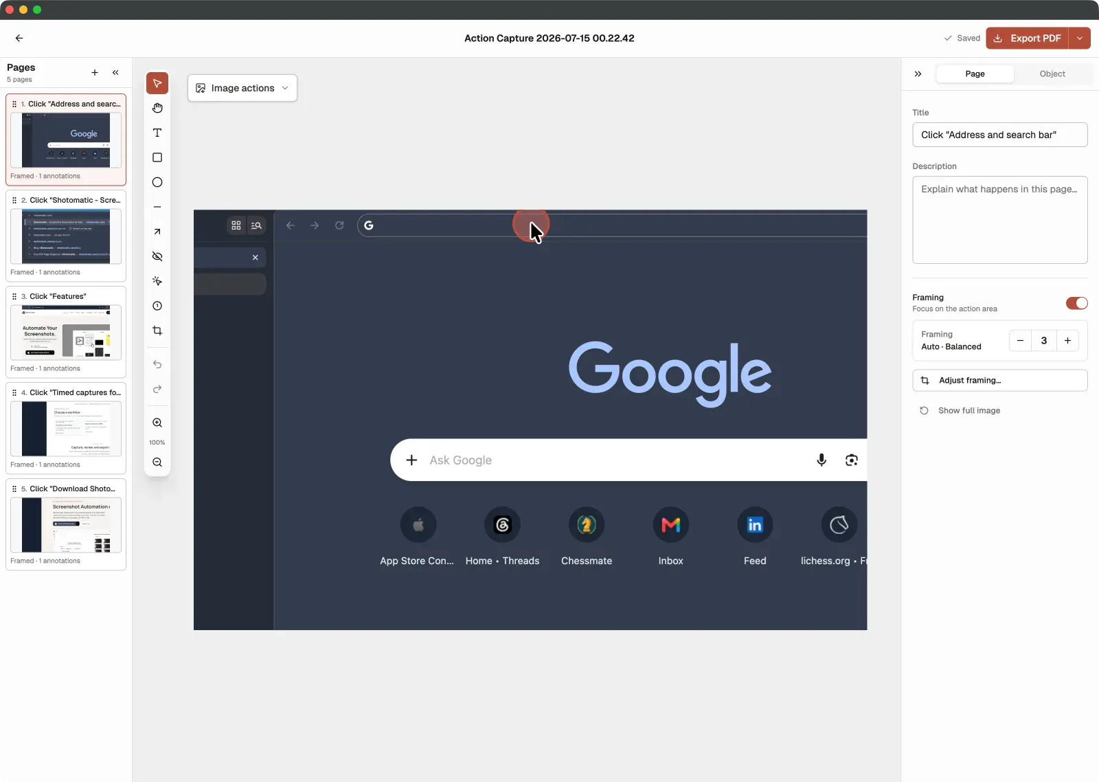 Shotomatic Action Capture screenshot 3