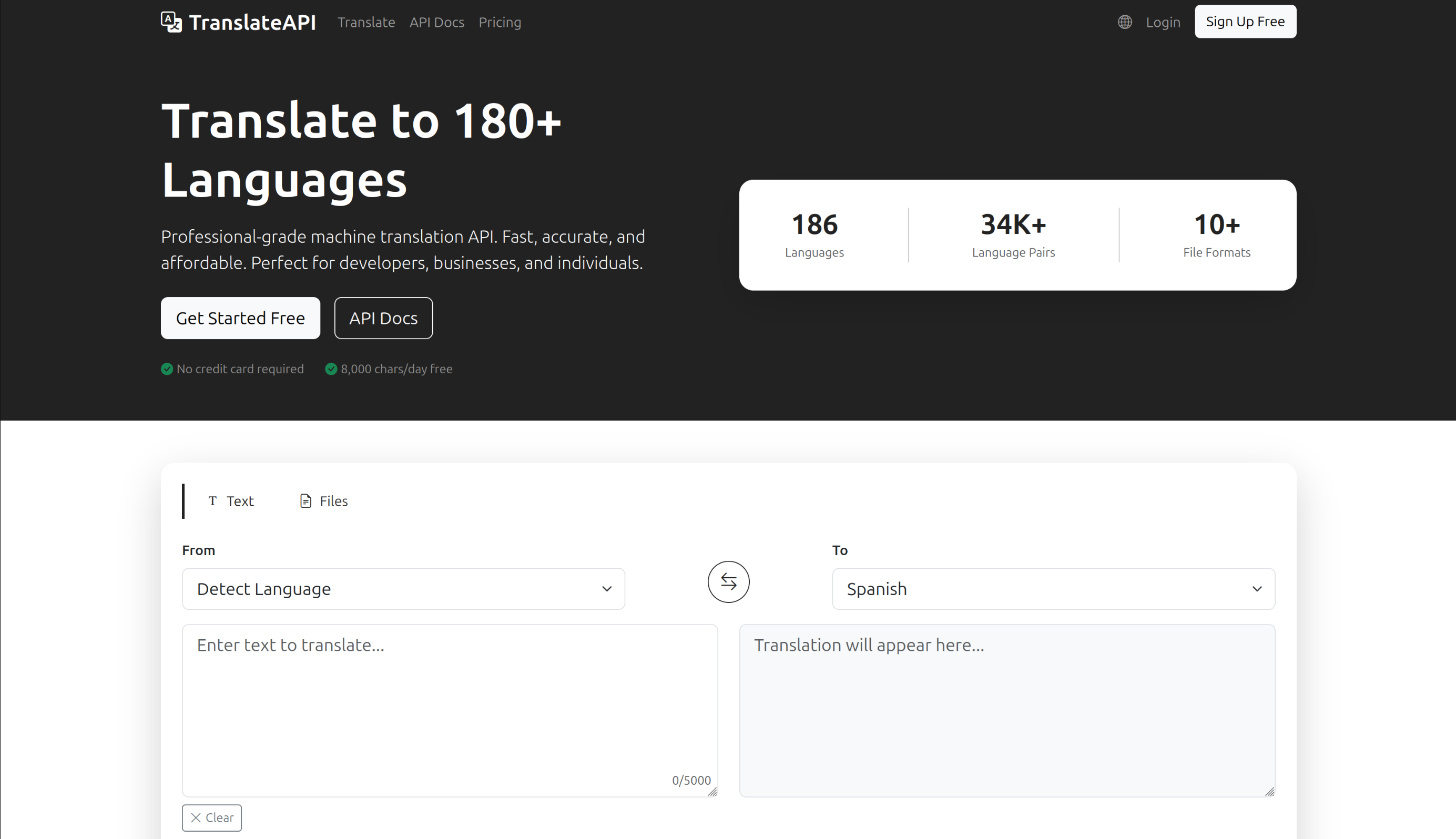 TranslateAPI gallery image