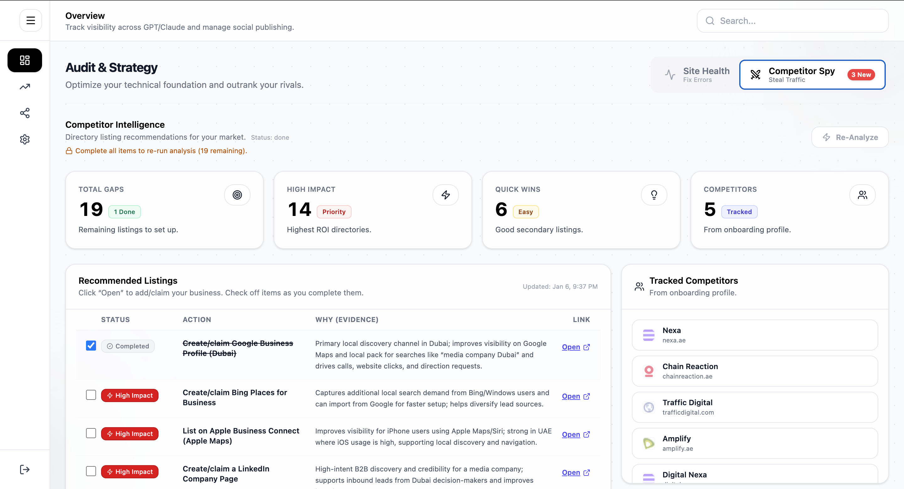 Prospectify - Screenshot 4 showing product features and functionality