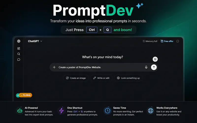 PromptDev screenshot 2
