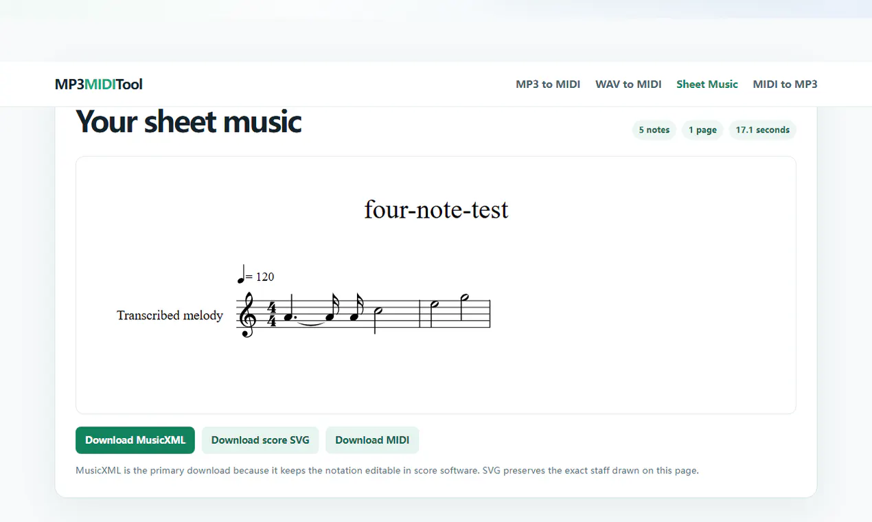 MP3 MIDI Tool gallery image