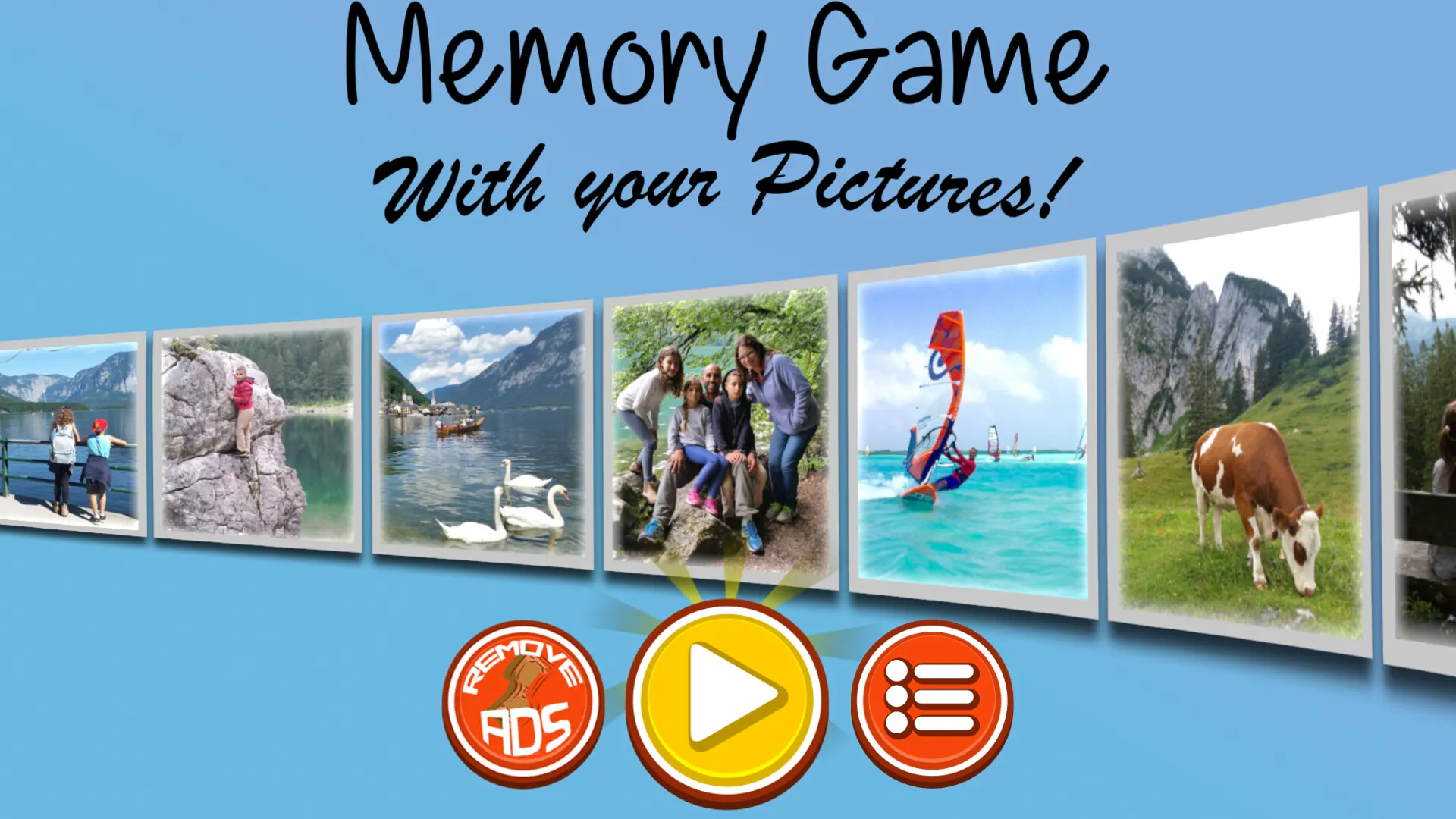 Your Pictures Memory Game