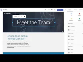 The New Google Sites gallery image
