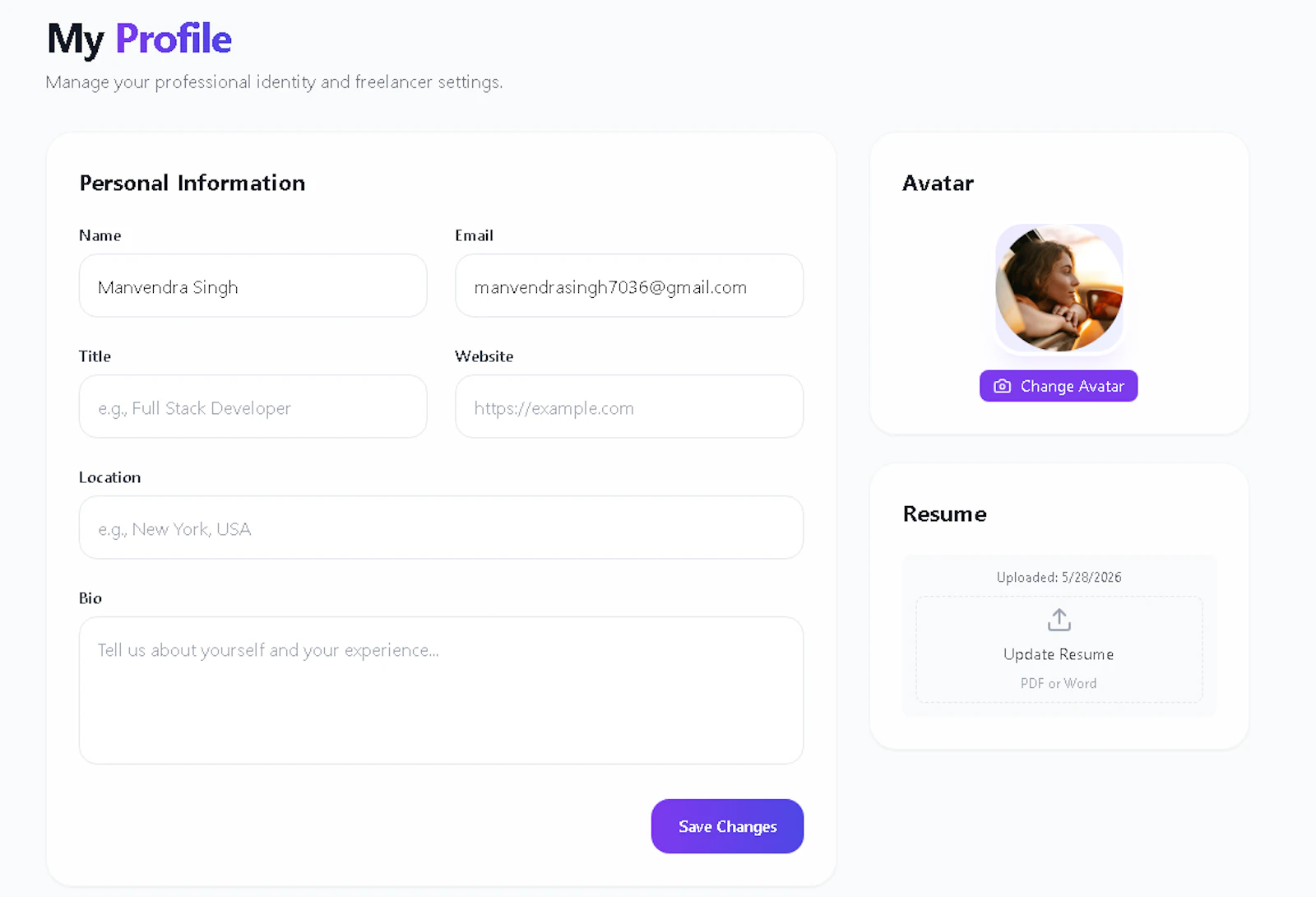 FreelanceRadar screenshot 2