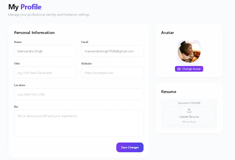 FreelanceRadar screenshot 2