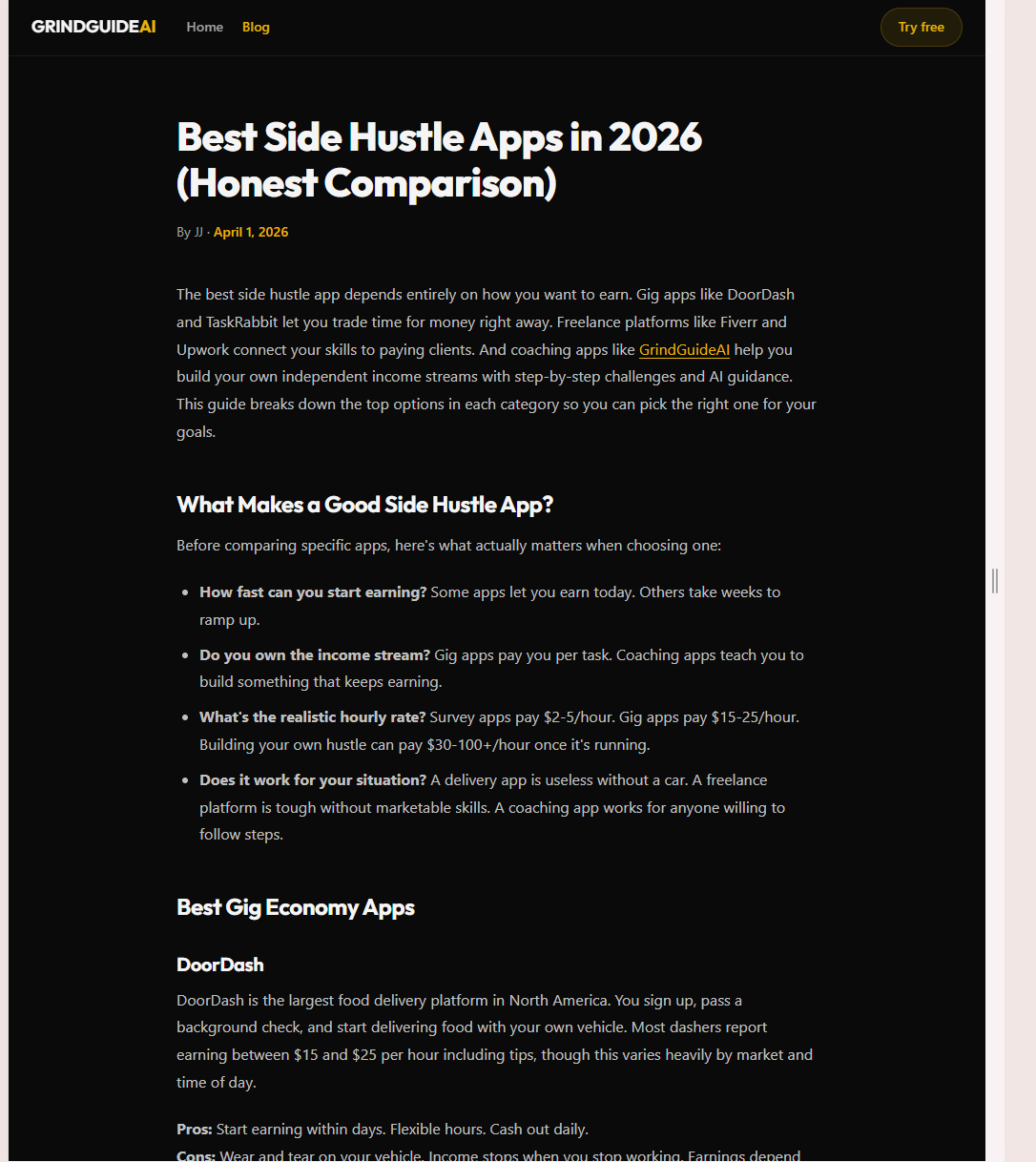 GrindGuideAI gallery image