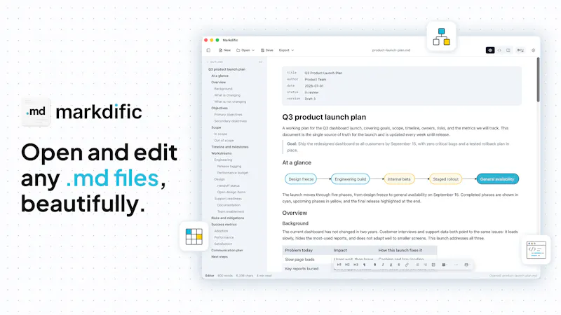 Markdific screenshot 3