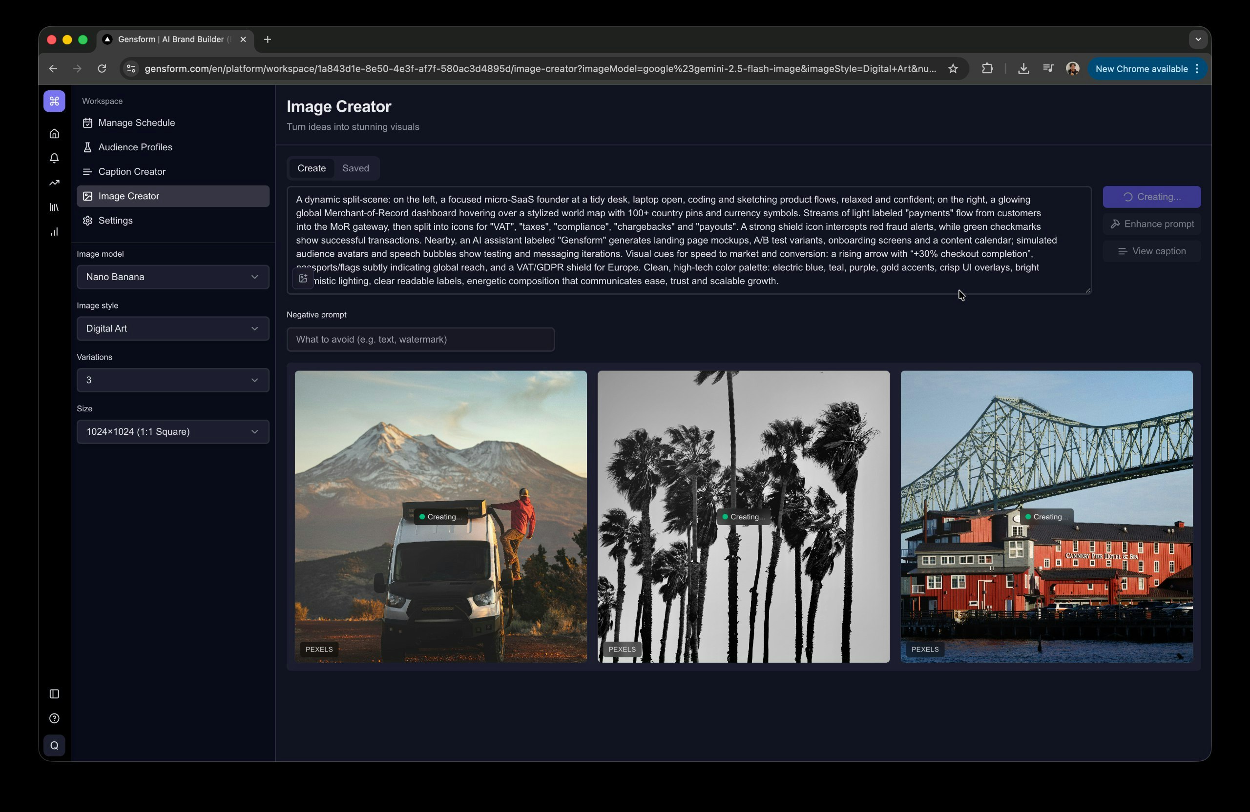 Gensform | AI Brand Builder (Beta) gallery image