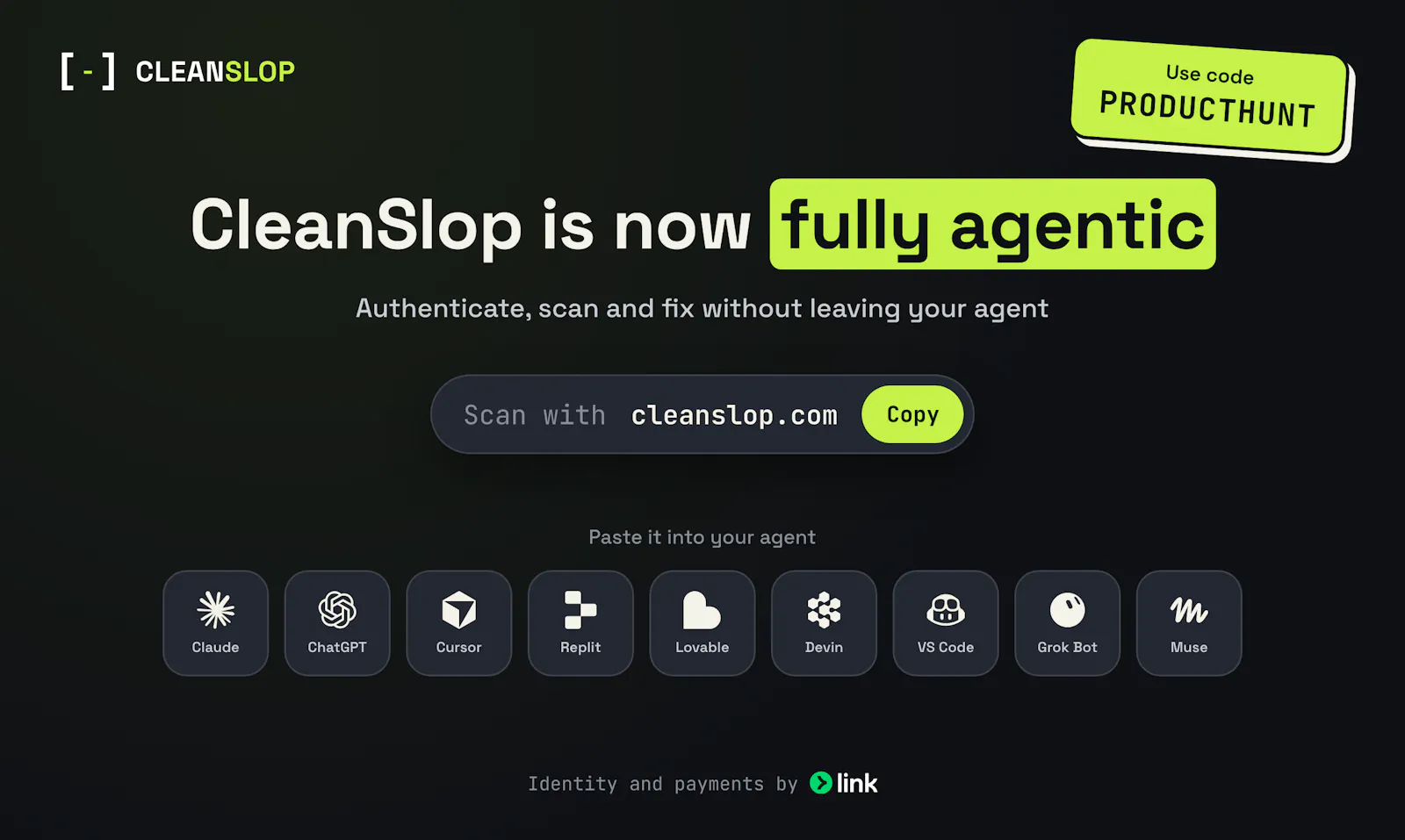Agentic CleanSlop screenshot 2