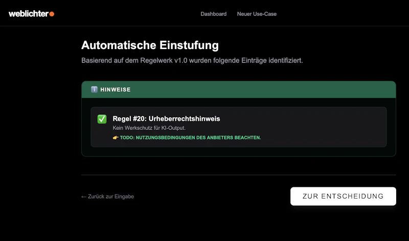 AIActTool screenshot 2