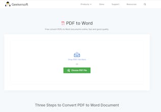 Geekersoft Free PDF to Word gallery image