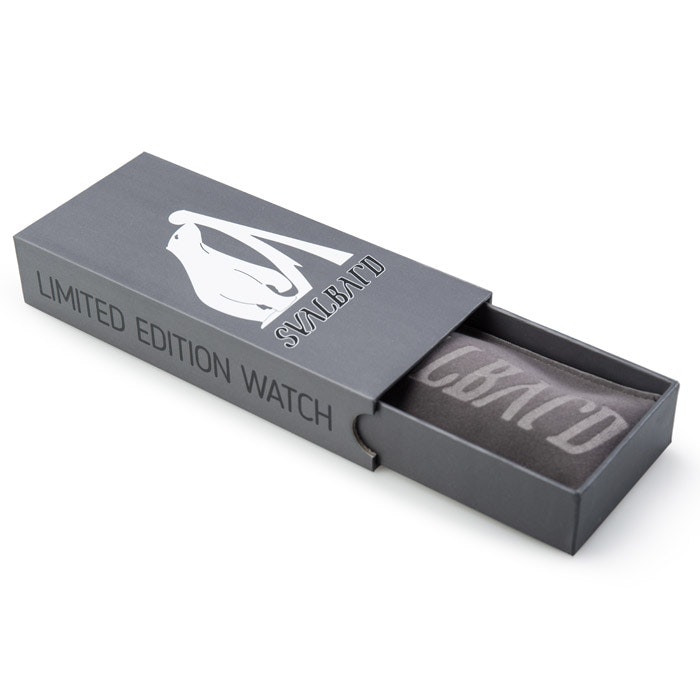 Single hand 24-hour AM/PM (double twelve) wrist watch - Noonday AA17B by Svalbard gallery image