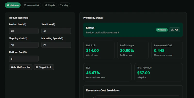 ProfitMetric screenshot 3